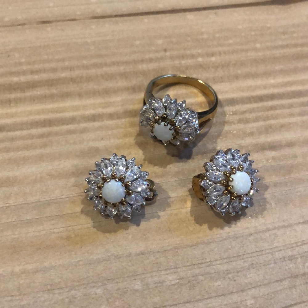 Vintage Earring and Ring Set